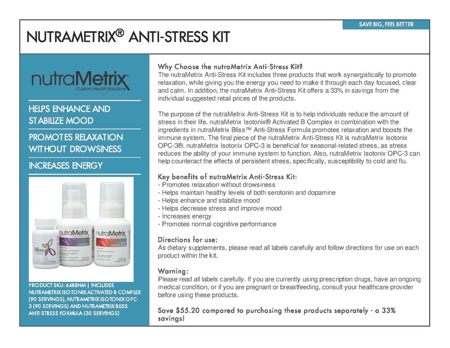 Anti-Stress Kit - Aculinks Acupuncture